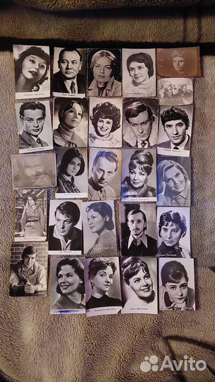 Открытки артисты 5р штука