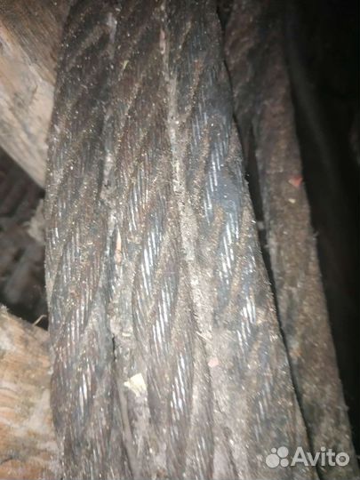 Буксировочный стальной трос 10мм-30м 17мм-2 по 15м