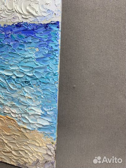 Картина маслом на холсе (картонном )