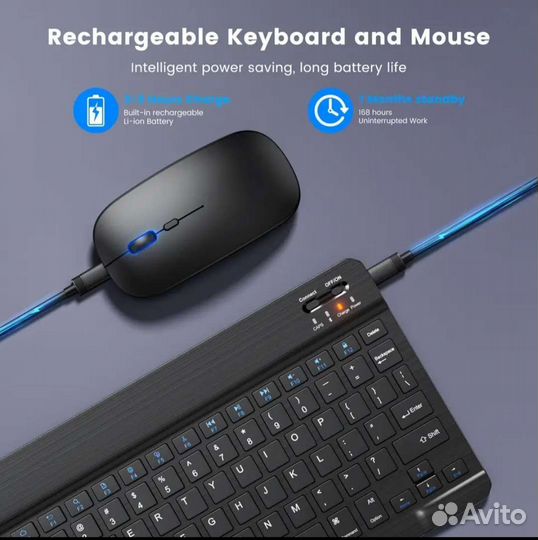 Мини Bluetooth клавиатура и мышь