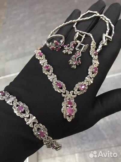 Серебро. Рубины