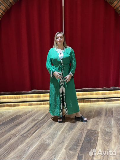 Однотонная абайя. Накидка. Халат