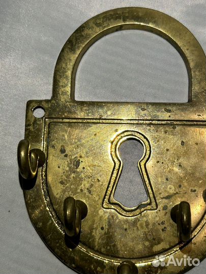 Ключница замок латунь