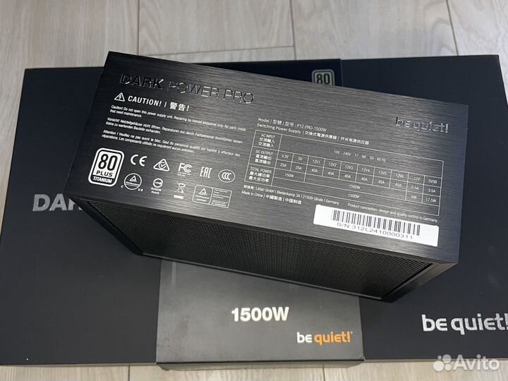 BeQuiet Dark Power PRO 12 1500W Titanium