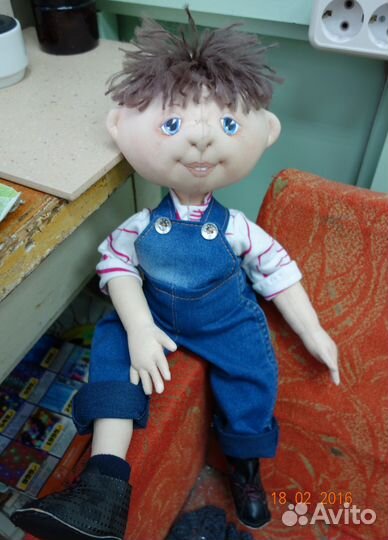 Куклы текстильные-шарнирные - подарок на 8-е Марта