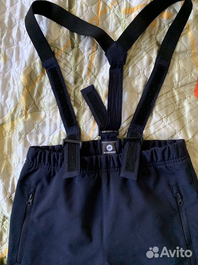 Брюки лыжные для девочки 134-140