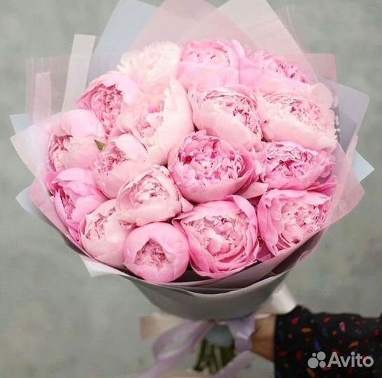 Пионы Букет пионов Доставка цветов