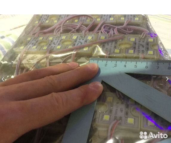 Cветодиоды, четырёхглазые smd5050, 1Вт/12В, и эпра