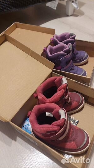 Сапоги зимние для девочки Viking 25 размер, 2 пары