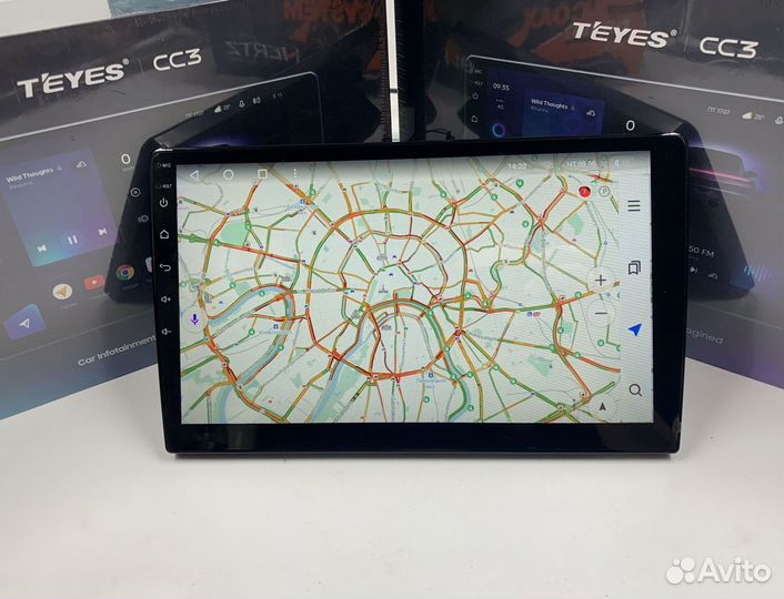 Магнитола на андройде Teyes 3/32 для Ford Focus