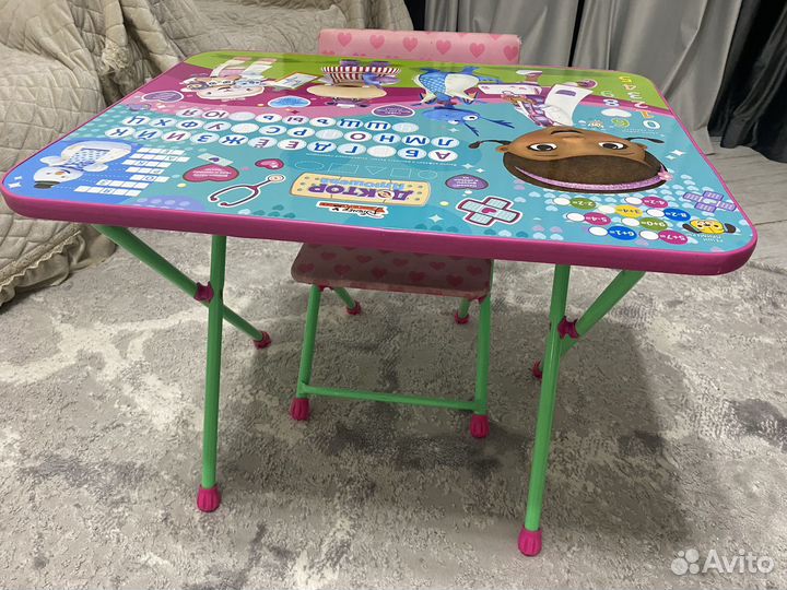 Детский столик и стульчик