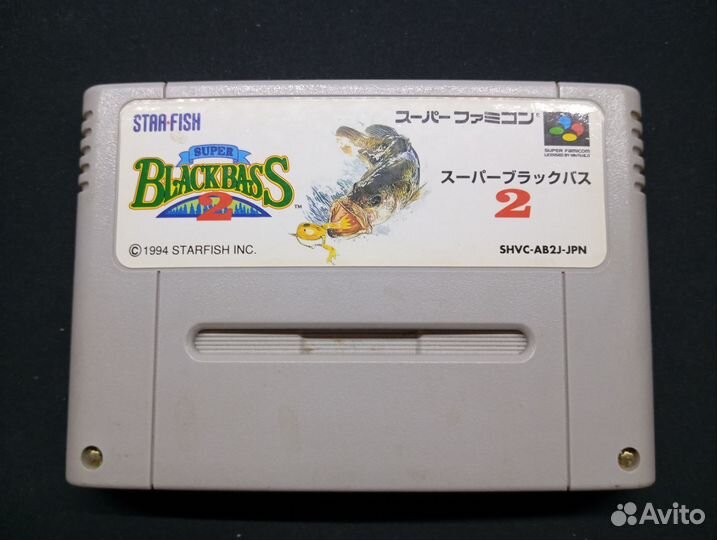 Картридж для snes Black Bass 2