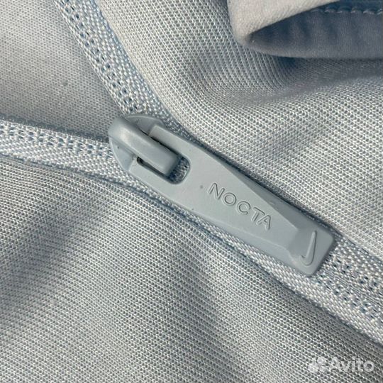 Зип худи Nocta Nike tech голбого цвета