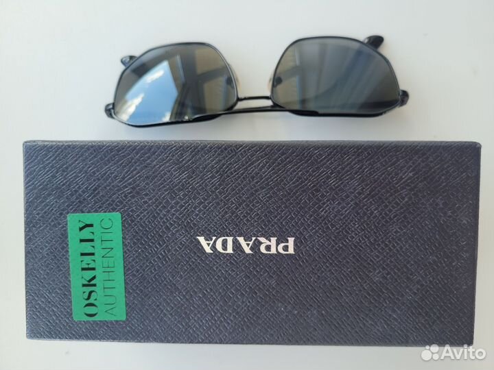 Солнцезащитные очки Prada авиаторы. Оригинал