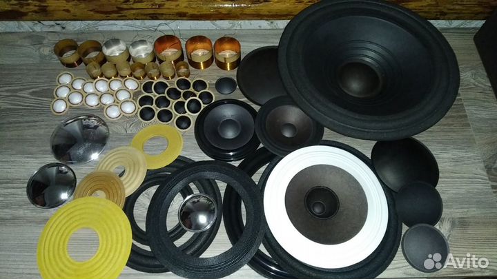 Подвесы диффузоры катушки пыльники для динамиков
