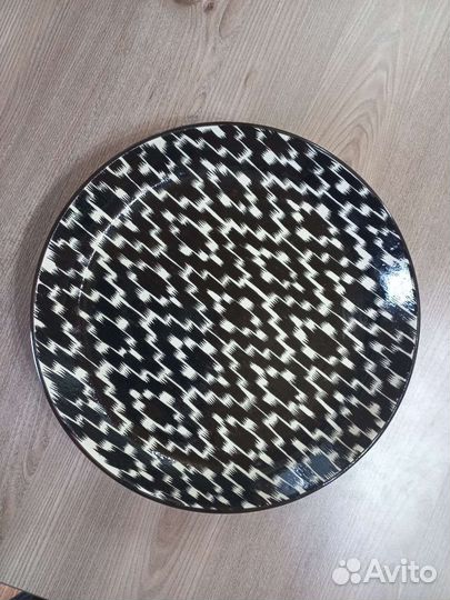 Ляган Атлас чёрный 380мм