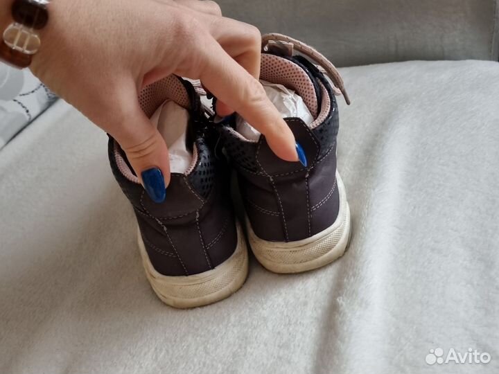 Ботинки для девочки юничел натуральная кожа