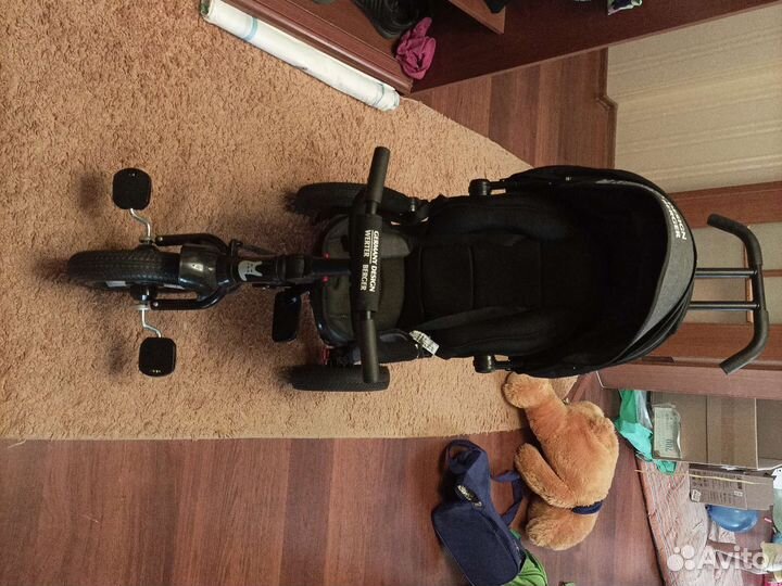 Трехколесный велосипед коляска