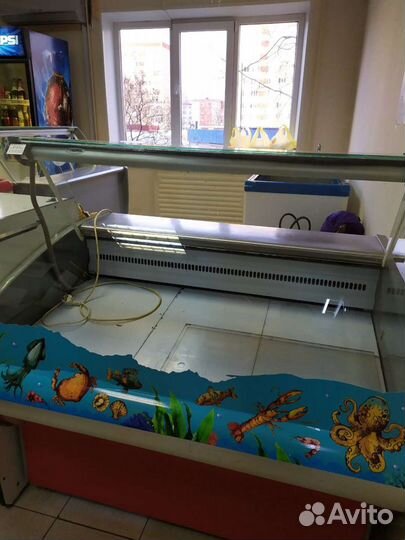 Холодильная,морозильная витрина