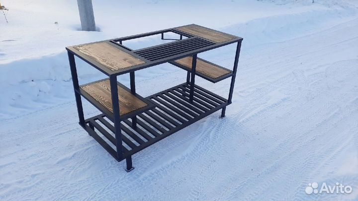 Мангал в стиле лофт