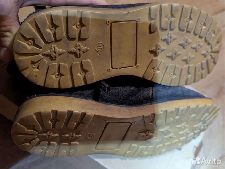 Ботинки замшевые мужские р.40