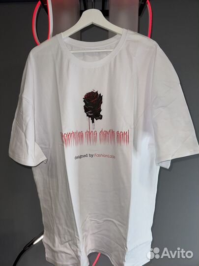 Oversize футболка уличная мода streetwear