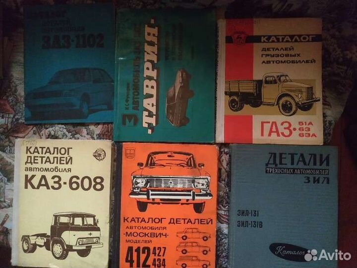 Каталог деталей ЗИЛ, газ, заз