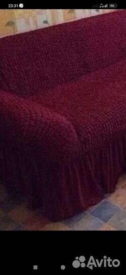 Накидка на угловой диван