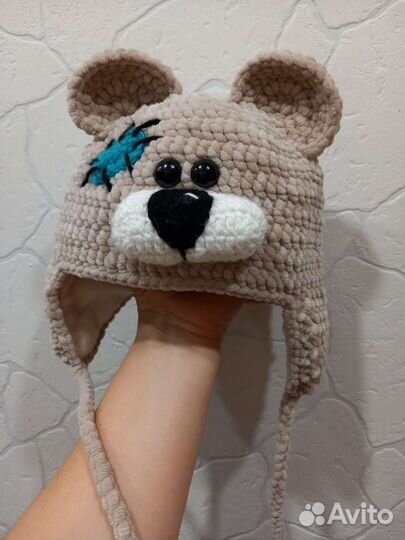 Зимняя детская шапка