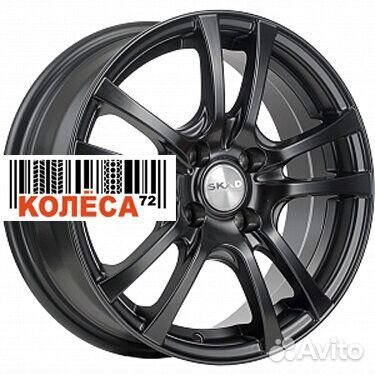 Skad Дели 6x15 4x100 ET48 Dia54.1 Черный бархат