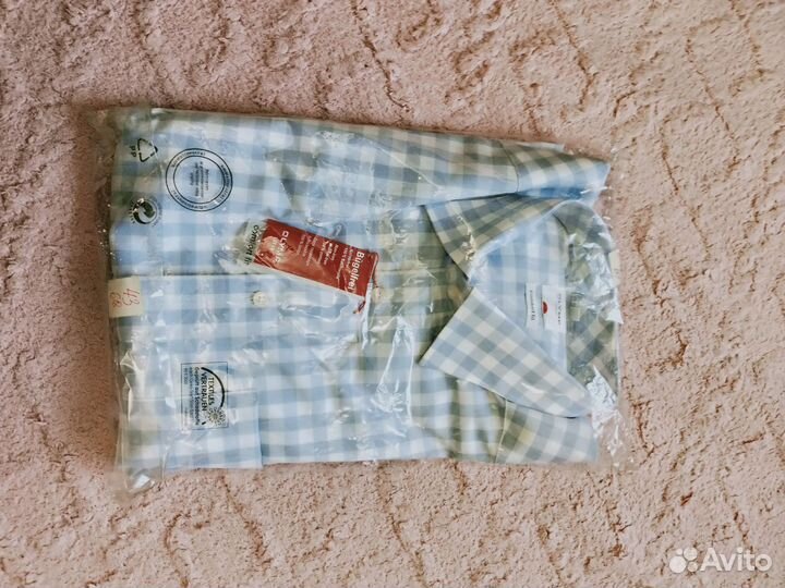 Мужская рубашка в клетку