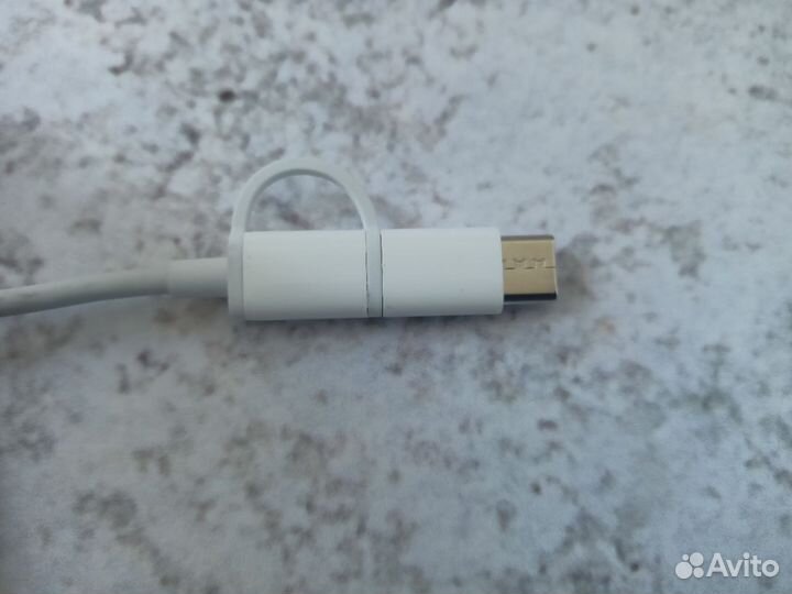Кабель 2in1 USB Type-C/Micro ZMI AL501 100см