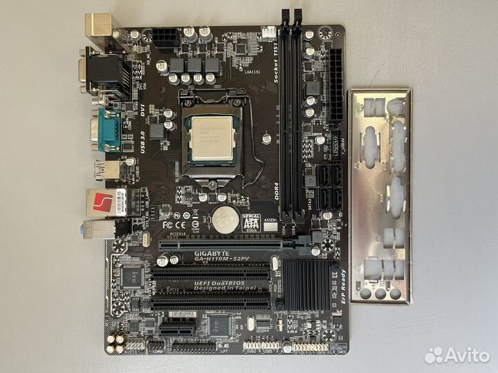 Материнская плата gigabyte GA-H110M-S2PV