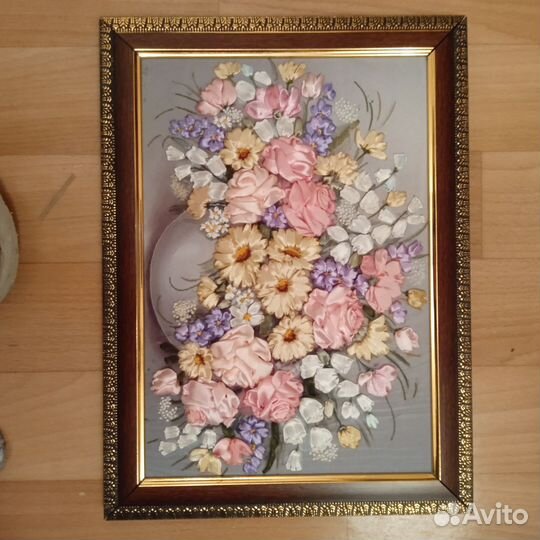 Картины вышивка лентами