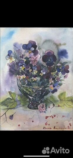 Картины акварель