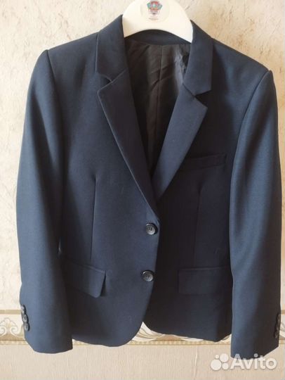 Пиджак школьный для мальчика 122-128