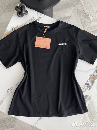 Футболка Miu Miu стильная