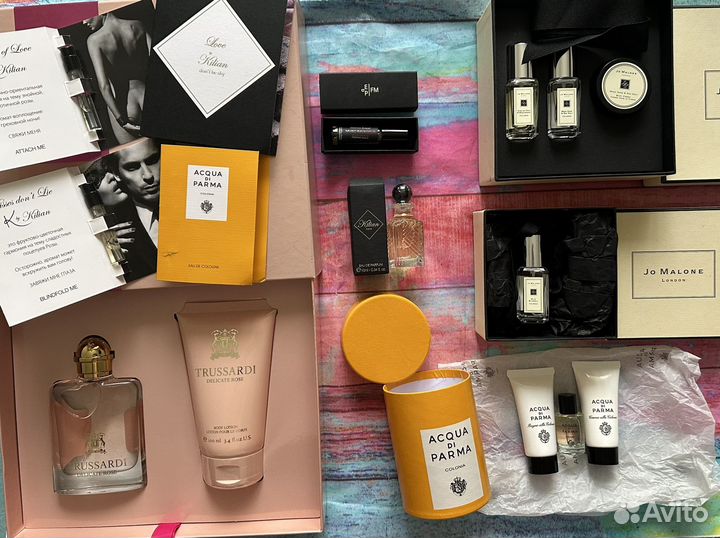 Парфюм, фиолки и свечи,распив