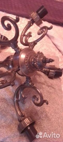 Люстра потолочная бронза винтаж