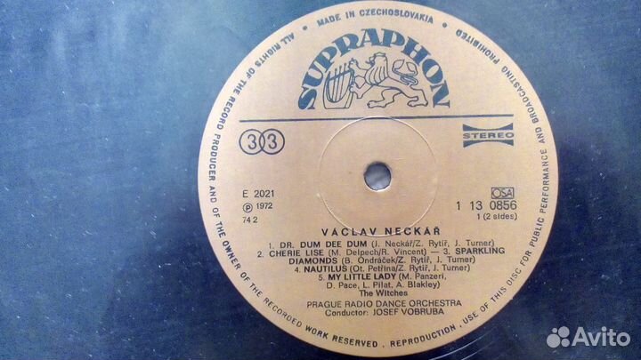 Винил Чехословакия stereo LP