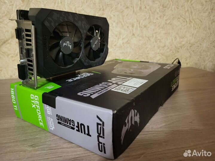 Видеокарта asus TUF Gaming GeForce GTX 1660 Ti