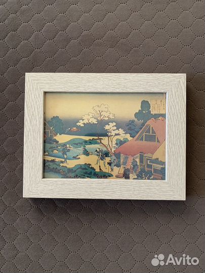 Репродукции - японская цветная гравюра в рамке