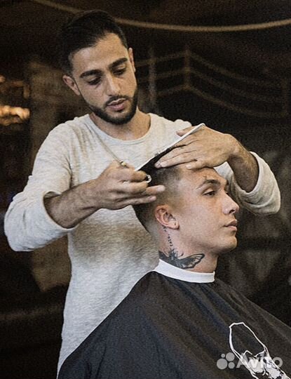 Мужская модель на стрижку