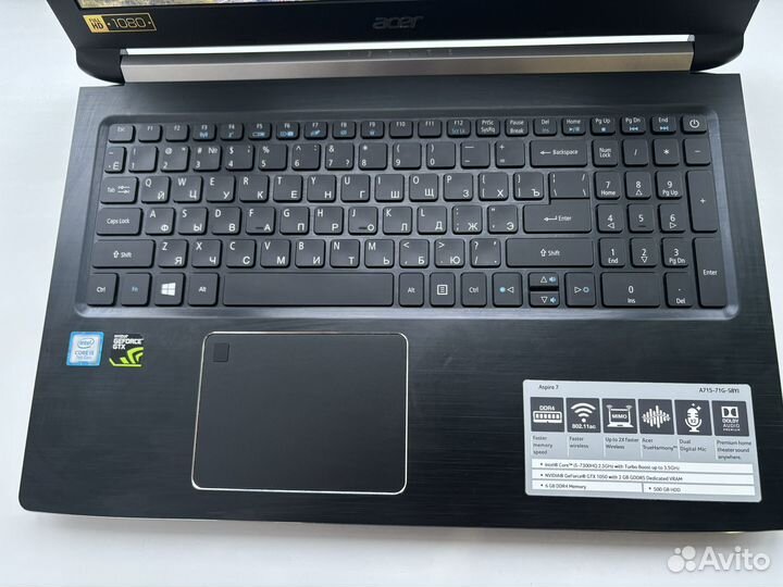 Ноутбук Acer Aspire 7