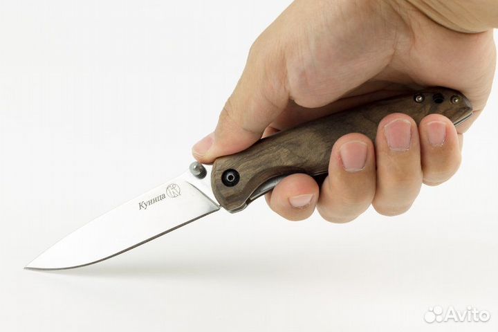 Нож куница складной дер. орех (81730) Кизляр