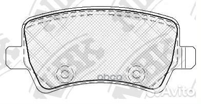 Колодки тормозные дисковые зад PN0463 NiBK