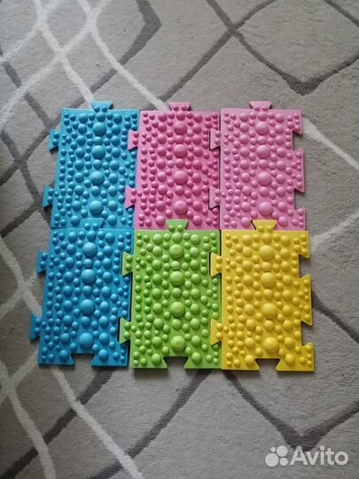 Ортопедический коврик для детей 16шт