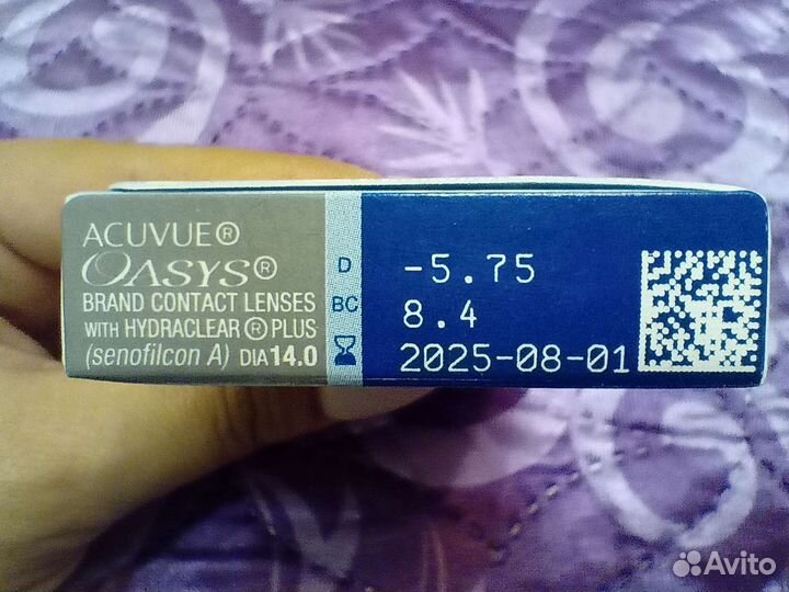 Контактные линзы acuvue oasys with hydraclear plus