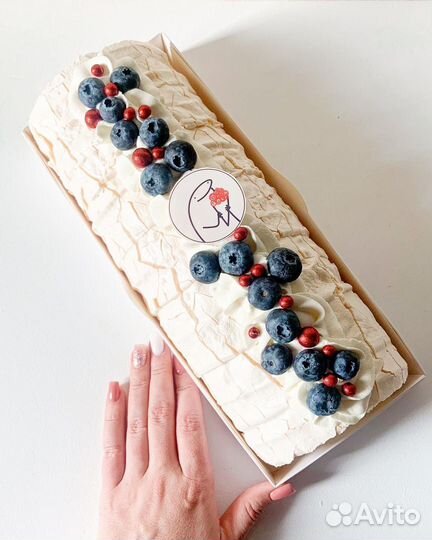 Меренговый рулет