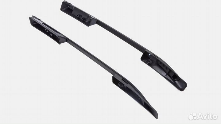 Рейлинги на крышу mitsubishi L200 2015+ черные